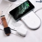 hoco cw24 handsome 3 in 1 wireless fast charger interior