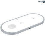 hoco cw24 handsome 3 in 1 wireless fast charger port